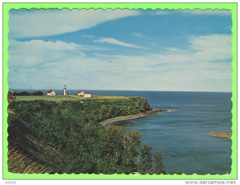 PHARE - LIGHTHOUSE - RIVIÈRE MADELEINE - GASPÉ NORD, QUEBEC - CARTE VOYAGÉE EN 1971 - Lighthouses