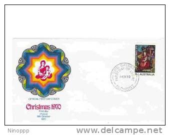 Australia-1970 Christmas - FDC