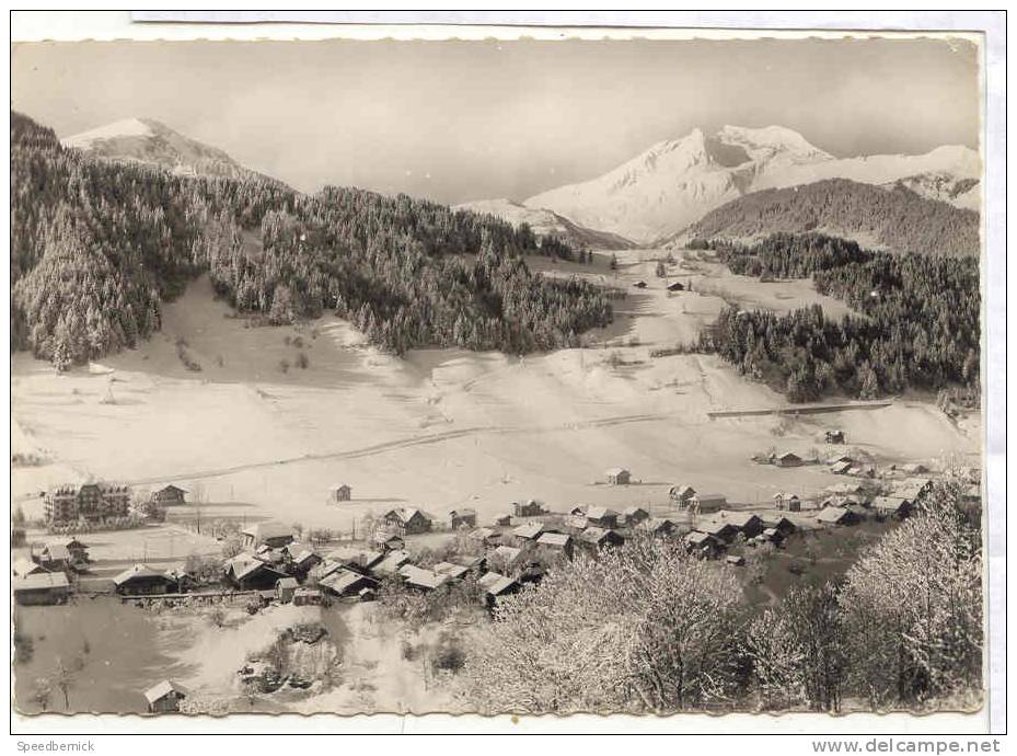 10832 MORZINE Vue Générale  Et Piste B . 100 Réal Photo ; Ski Neige - Morzine