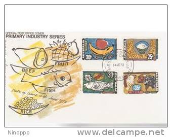 Australia-1972 Primary Industries  FDC - FDC