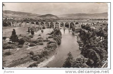 43 - LANGEAC - L'Allier Et Le Viaduc  - Semi-moderne - Petit Format - Langeac