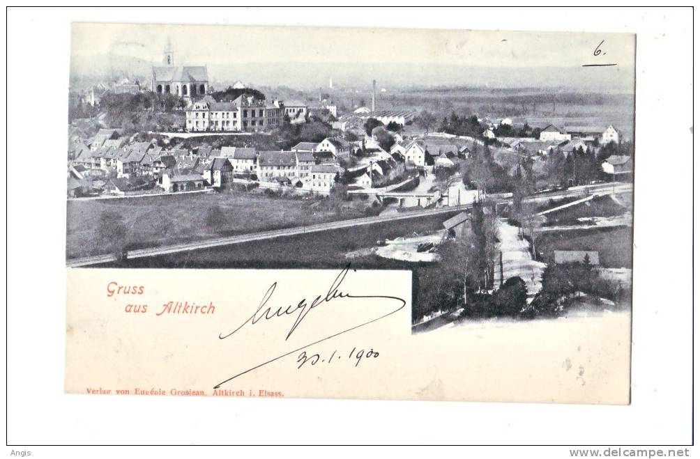 CPA---67---Altkirch -----GRUSS AUS Altkirch  ----N 6 - Altkirch