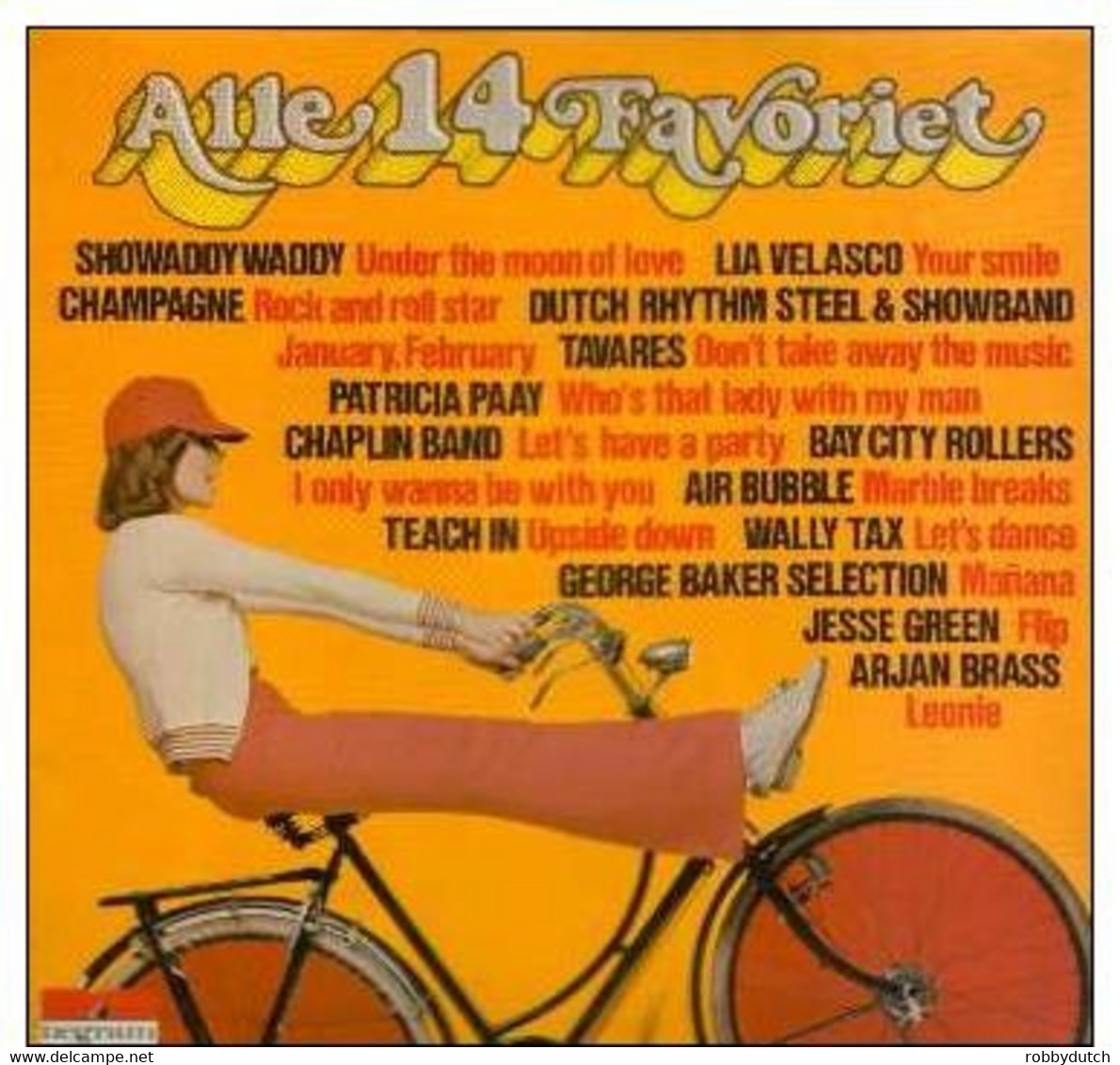 * LP * ALLE 14 FAVORIET - PATRICIA PAAY / WALLY TAX / CHAPLIN BAND / TAVARES A.o. (1976 Ex!!!) - Compilations