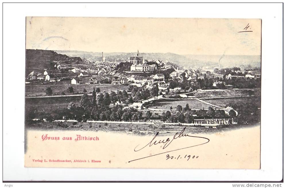 CPA---67---Altkirch -----GRUSS AUS Altkirch  ----N 4 - Altkirch