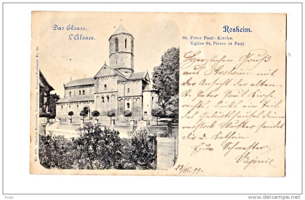 CPA---67---ROSHEIM  -----EGLISE---- - Autres & Non Classés