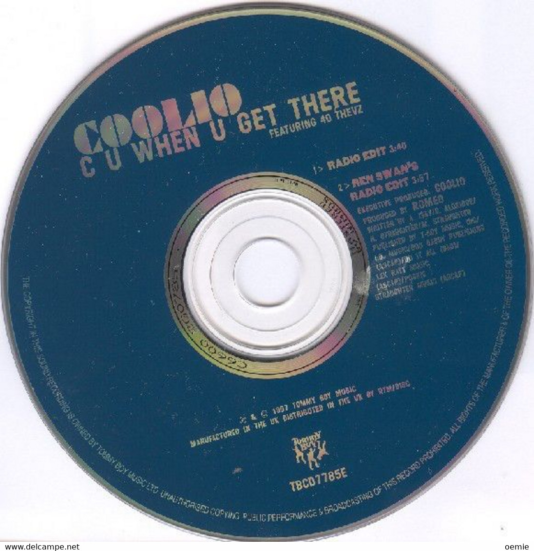 COOLIO  °°°° FROM THE NOTHING TO LOSE   CU WHEN U GET THERE /  CD  SINGLE  2  TITRES - Rap En Hip Hop