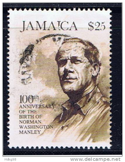 JA+ Jamaika 1994 Mi 819 Norman Washington Manley - Jamaique (1962-...)