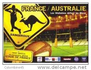 Cp Test Match Rugby Stade De France FRANCE AUSTRALIE 2004 - Rugby