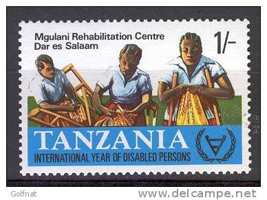 1981 TANZANIE ENFANTS HANDICAPES ET VANNERIE - Handicaps