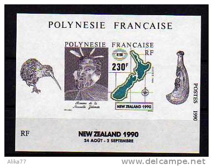 POLYNESIE    Neuf **  Y. Et T. Bloc N° 17      Cote: 7.00 Euros - Blocks & Sheetlets