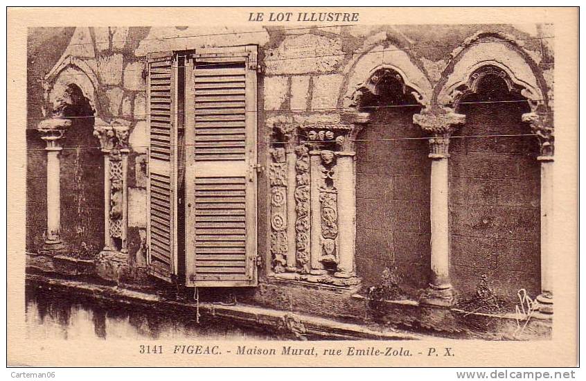 46 - Figeac - Maison Murat, Rue Emile Zola - Figeac