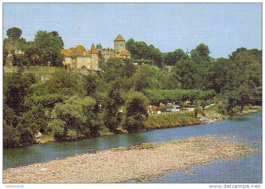 64 - Sauveterre De Bearn - L'Eglise, Le Gave Et Le Camping - Sauveterre De Bearn