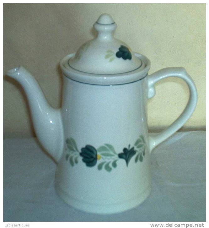 BOCH Boerenbont Groen/Vert - Koffiepot - Cafetière - Coffeepot - DI 1277 - Boch (BEL)