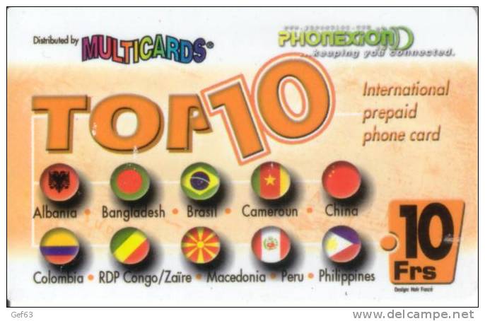 Prepaid Card Multicards ° Top10 - Telecom