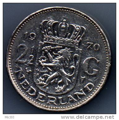 Pays-Bas 2,5 Gulden 1970 Ttb/sup - 1948-1980: Juliana