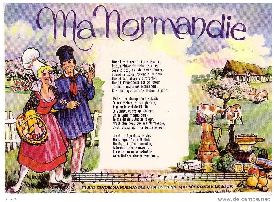 MA NORMANDIE -  Chanson - N° 121 - Haute-Normandie