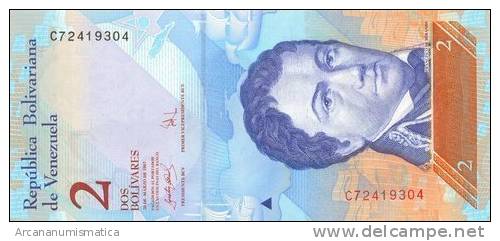 VENEZUELA  2 BOLIVARES  20-3-2007 (2008)  SC/UNC/PLANCHA    DL-3169a - Venezuela