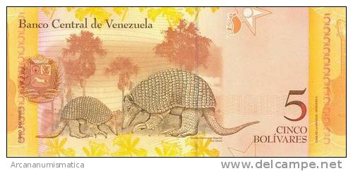 VENEZUELA  5 BOLIVARES  20-3-2007 (2008)  SC/UNC/PLANCHA    DL-3170a - Venezuela