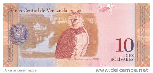 VENEZUELA  10 BOLIVARES  20-3-2007 (2008)  SC/UNC/PLANCHA    DL-3171a - Venezuela