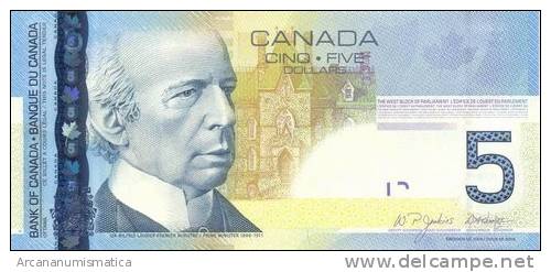 CANADA  5 DOLARES  2.006   SC/UNC/PLANCHA    DL-5715a - Kanada