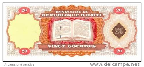 HAITI  20  GOURDES  2001(2007)  SC/UNC/PLANCHA    DL-5718a - Haiti