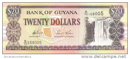 GUYANA  20  DOLARES  1.991  SC/UNC/PLANCHA    DL-5716e - Guyana