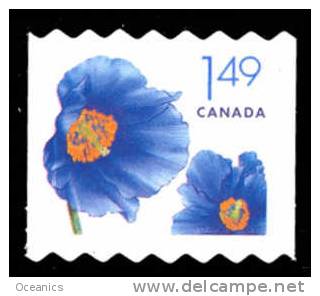 Canada (Scott No.2131iii - Fleur / Flower) [**]  Perf 6.75-7  NOTE - Nuovi