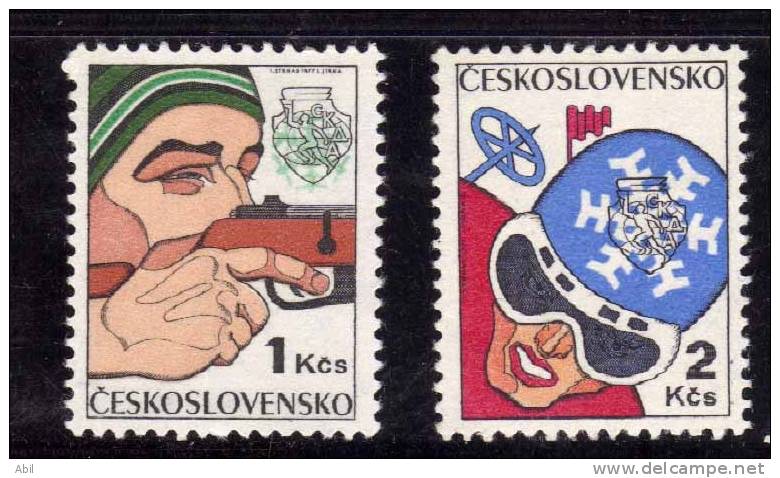 Tchécoslovaquie 1977 N°Y.T. : 2193 Et 2195** - Neufs