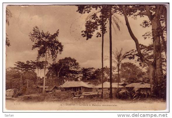 LOT-KO , CONGO BELGE , TEMVO , La Gare Et Maison Commerciale - Autres & Non Classés