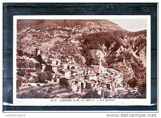 ALPES MARITIMES - Lucéram - Vue Générale - Lucéram