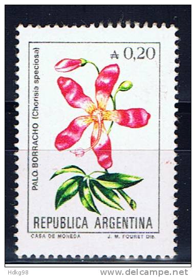 RA+ Argentinien 1985 Mi 1754** Blume - Ongebruikt