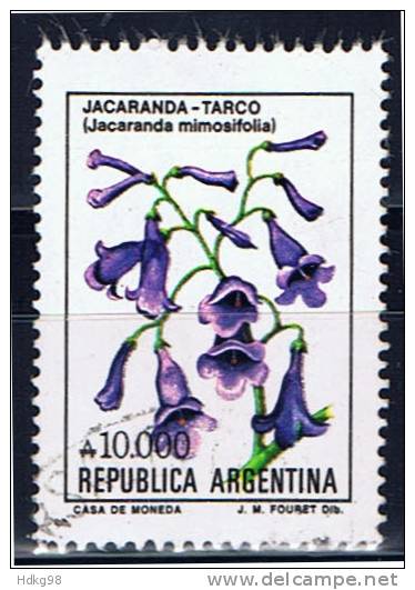 RA+ Argentinien 1990 Mi 2028 Blume - Usados