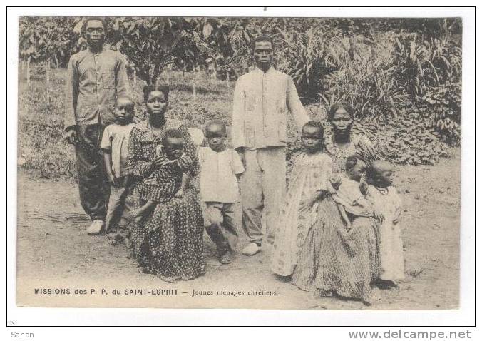 LOT-KO, AFRIQUE DIVERS , Missions Des P.P. Du Saint-Esprit , Jeunes Ménages Chrétiens - Phototypie J. Bienaimé, Reims - Non Classés