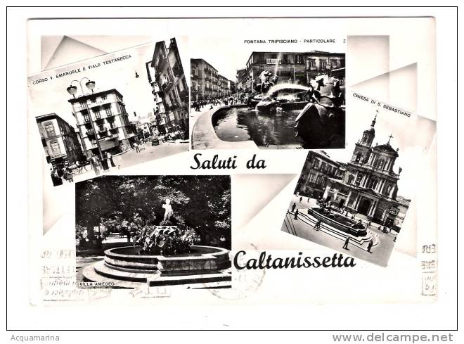 CALTANISSETTA - Saluti Da, Vedute - FG BN 1961 - Caltanissetta