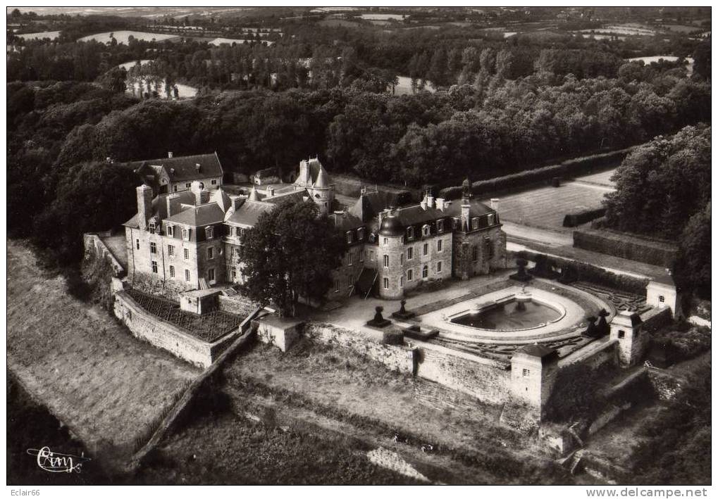 22  LANVELLEC  - Vue Aérienne - Château De Rosanbo CP SM  Grd Format Année 1960 Edit C I M Combier - Lanvellec