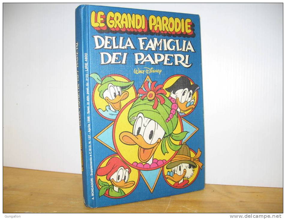 Le Grandi Parodie:della Famiglia Dei Paperi. (Mondadori  1988) - Disney