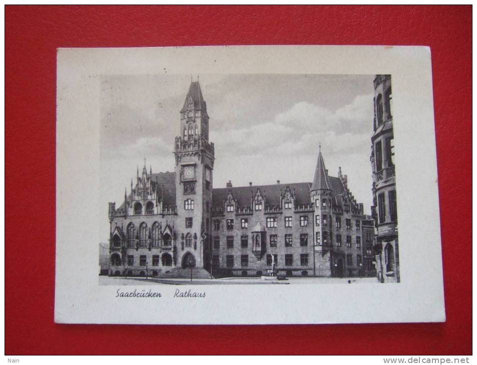 SAARBRUCKEN -RATHAUS . - Saarbrücken