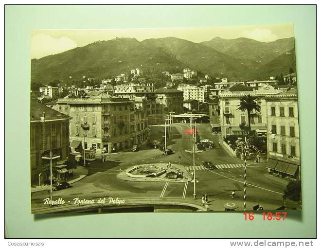 3899  ITALIA ITALY  RAPALLO FONTANA DEL POLIPO  -  AÑOS / YEARS / ANNI 1950 - Pescara