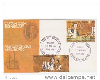 Australia  - 1970 Cook 30c Small Cover   FDC - FDC