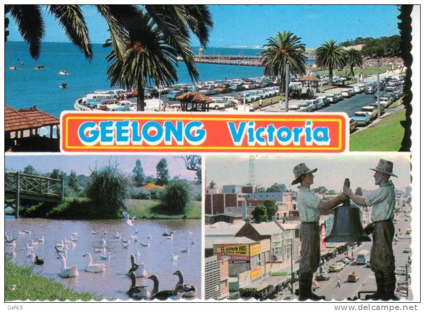 Australia ° Geelong Victoria - Tom & Jerry Are Well-know Animated Figures On The T. & G. Tower In The Heart Of Geelong - Autres & Non Classés