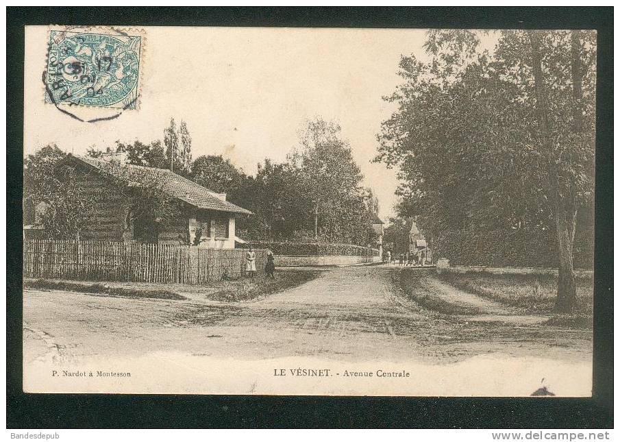 Le Vésinet (78) - Avenue Centrale ( P. Nardot à Montesson Dos Précurseur) - Le Vésinet