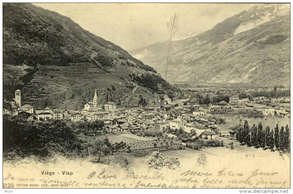 CPA (SUISSE - A) VIEGE VISP - Viège