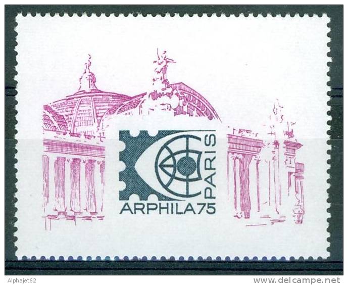 GRAND-PALAIS - PARIS - Vignette Arphila 1975 - Esposizioni Filateliche