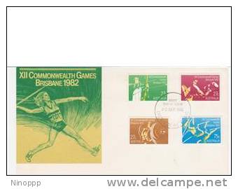 Australia   1982  Commonwealth Games  FDC - FDC