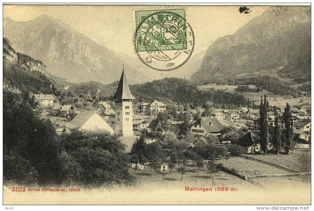 CPA (SUISSE - A)     MEIRINGEN - Meiringen