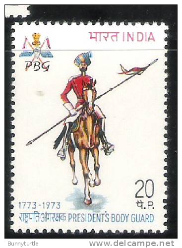 India 1973 Bicentenary Of President´s Body Guard MNH - Unused Stamps