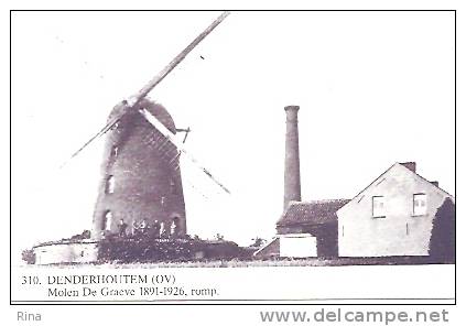 Denderhouten Molen De Graeve 1891-1926,romp Studiekring Ons Molenheem - Andere & Zonder Classificatie