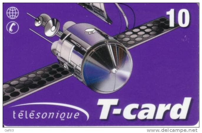 Prepaid Card Télésonique ° Satellite - Espacio