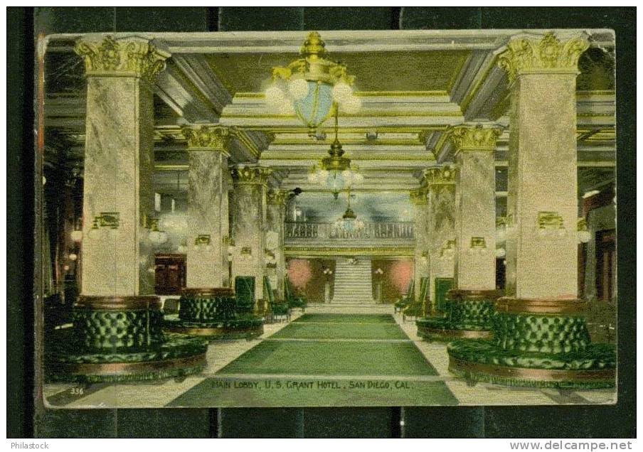 USA SAN DIEGO US Grant Hotel En 1913 - San Diego