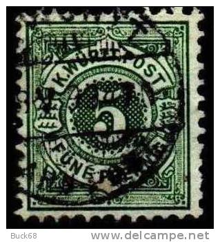 ALLEMAGNE WURTEMBERG Royaume WÜRTTEMBERG Poste  59 (o) 4 - Oblitérés